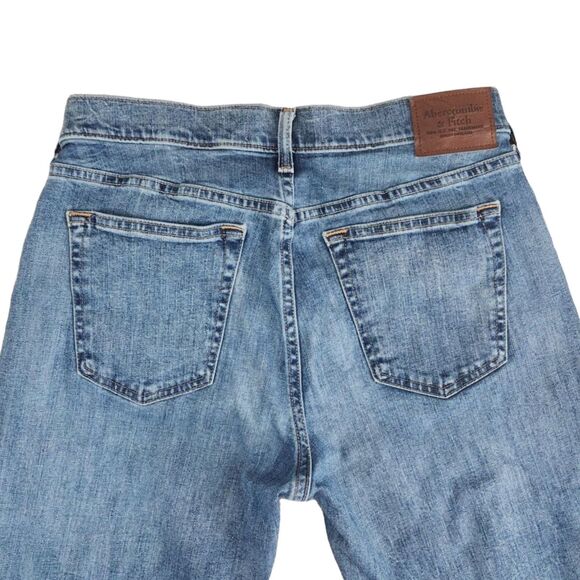 Abercrombie & Fitch Athletic Straight Jeans Stretch Denim – Men’s 31x28.5 Hemmed - Picture 5 of 9